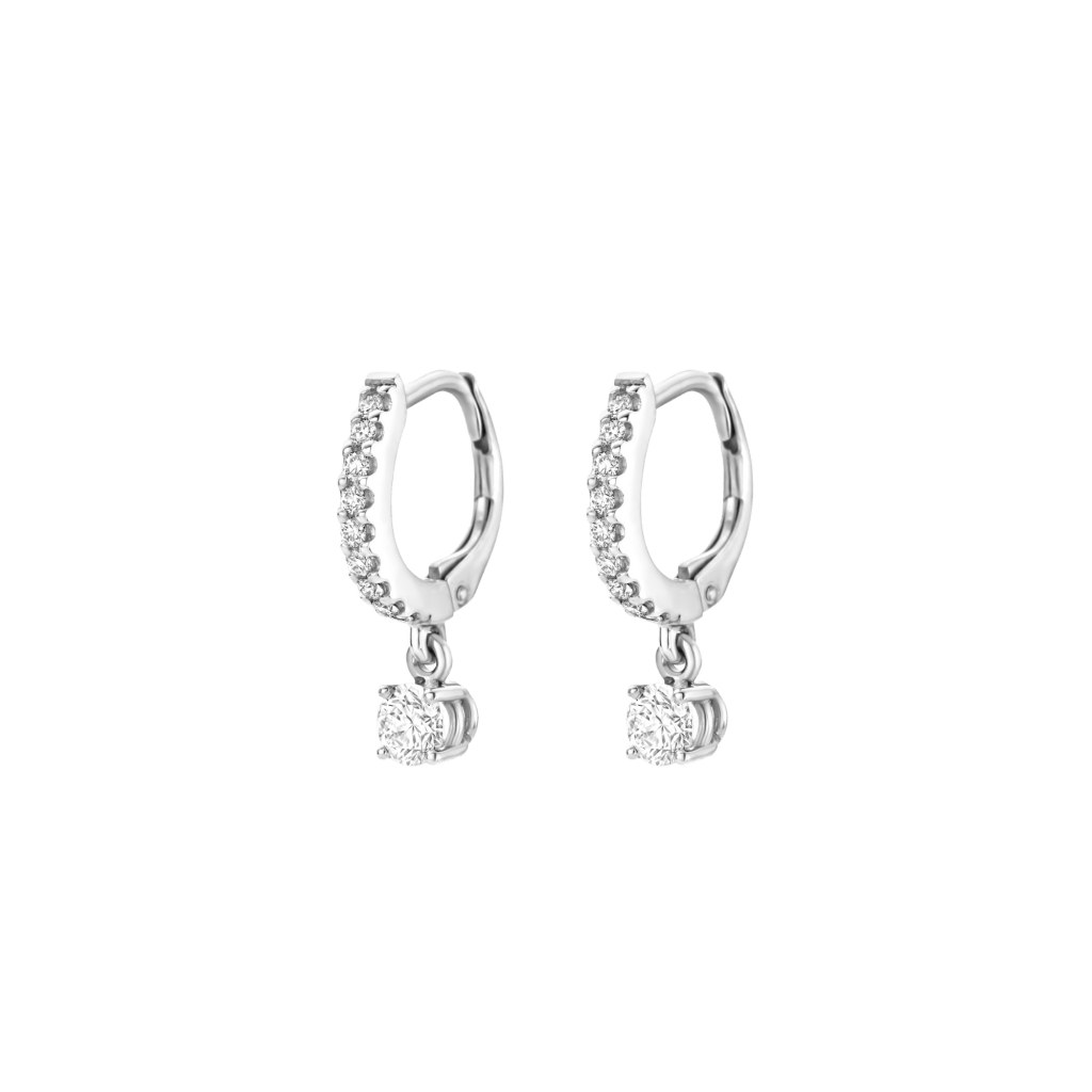 Schaap en Citroen Diamonds oorsieraad witgoud met diamant - #2 Schaap en Citroen Diamonds oorsieraad witgoud met diamant - #2