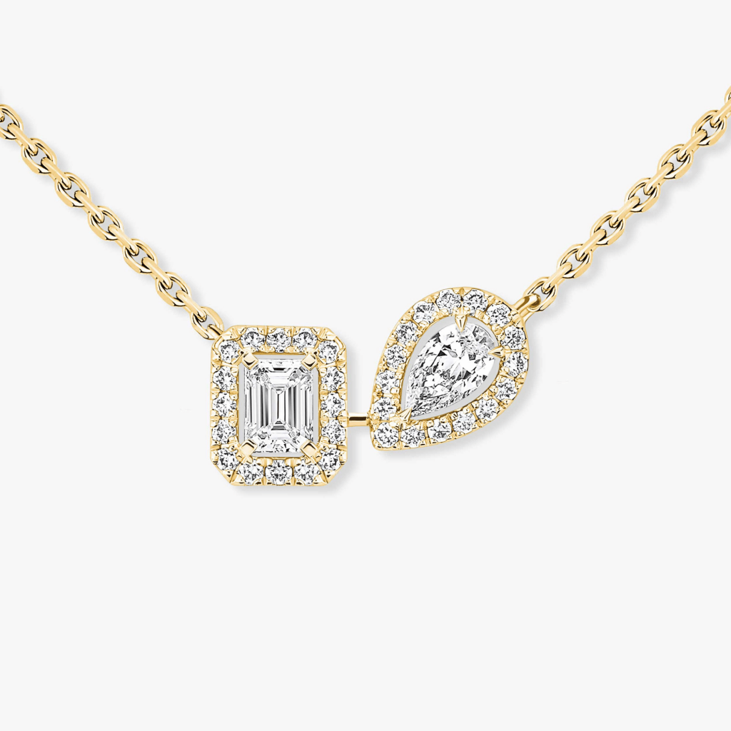 Messika My Twin collier geelgoud met diamant - 14534-YG - #3 Messika My Twin collier geelgoud met diamant - 14534-YG - #3