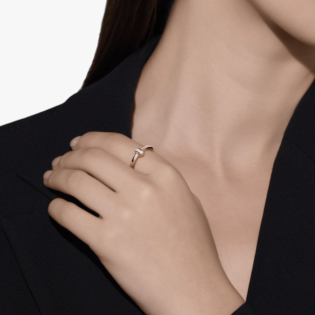 Pomellato Pomellato Together ring roodgoud met diamant - PAC5013 O7000 DB000 - #6 Pomellato Pomellato Together ring roodgoud met diamant - PAC5013 O7000 DB000 - #6