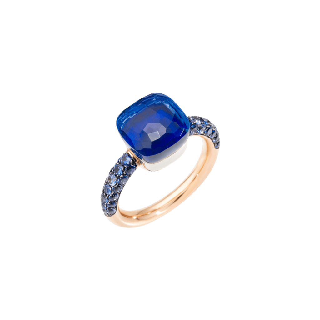 Pomellato Nudo Deep Blue ring roodgoud met lapis lazuli - PAB9040 O6000 TTKTL - #1 Pomellato Nudo Deep Blue ring roodgoud met lapis lazuli - PAB9040 O6000 TTKTL - #1