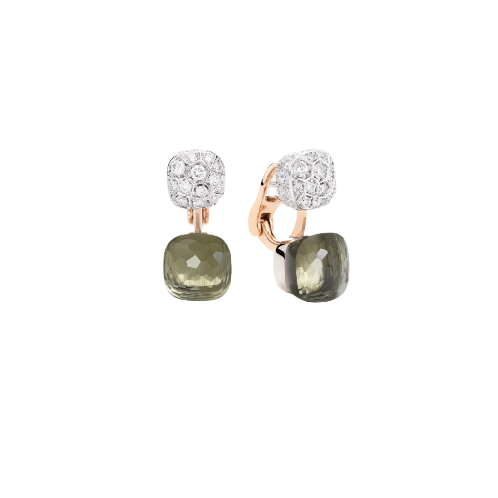 Pomellato Nudo Diamonds oorsieraad roodgoud met diamant - POC4020 O6WHR DB0PA - #1 Pomellato Nudo Diamonds oorsieraad roodgoud met diamant - POC4020 O6WHR DB0PA - #1