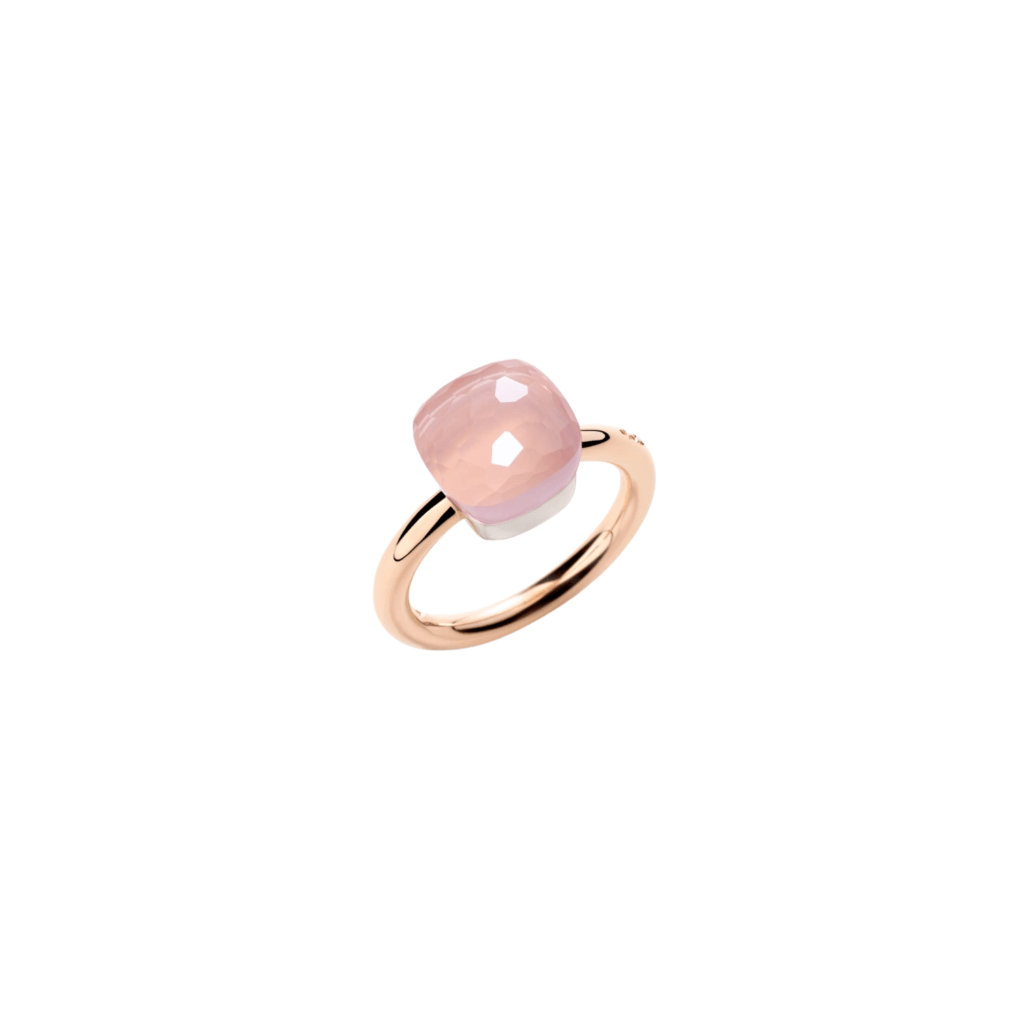 Pomellato Nudo ring roodgoud met kwarts - PAA1100 O6000 000QR - #1 Pomellato Nudo ring roodgoud met kwarts - PAA1100 O6000 000QR - #1