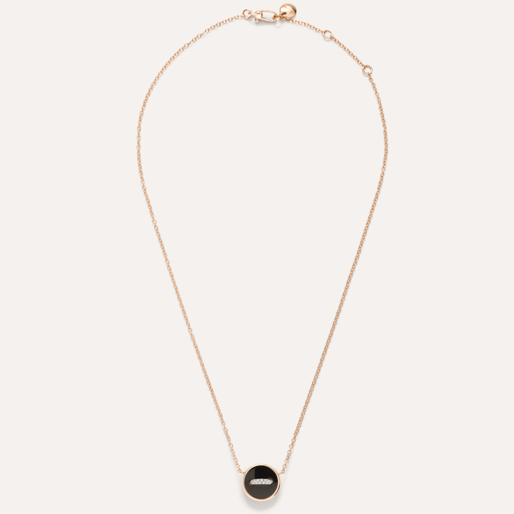 Pomellato Pom Pom Dot collier roodgoud met diamant - PCC4030 O7WHR DB0ON - #2 Pomellato Pom Pom Dot collier roodgoud met diamant - PCC4030 O7WHR DB0ON - #2