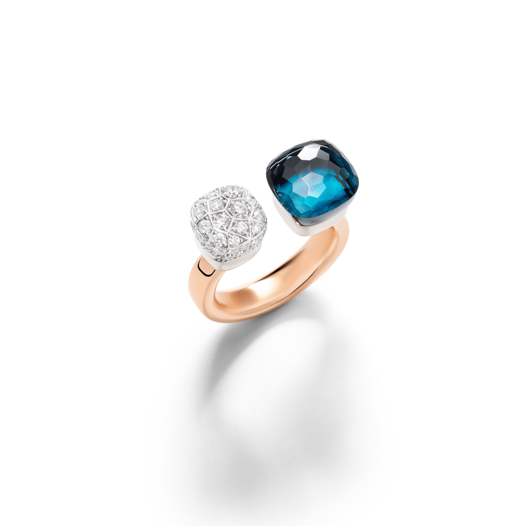 Pomellato Nudo Diamonds ring roodgoud met diamant - PAC4020 O6WHR DB0TL - #2 Pomellato Nudo Diamonds ring roodgoud met diamant - PAC4020 O6WHR DB0TL - #2