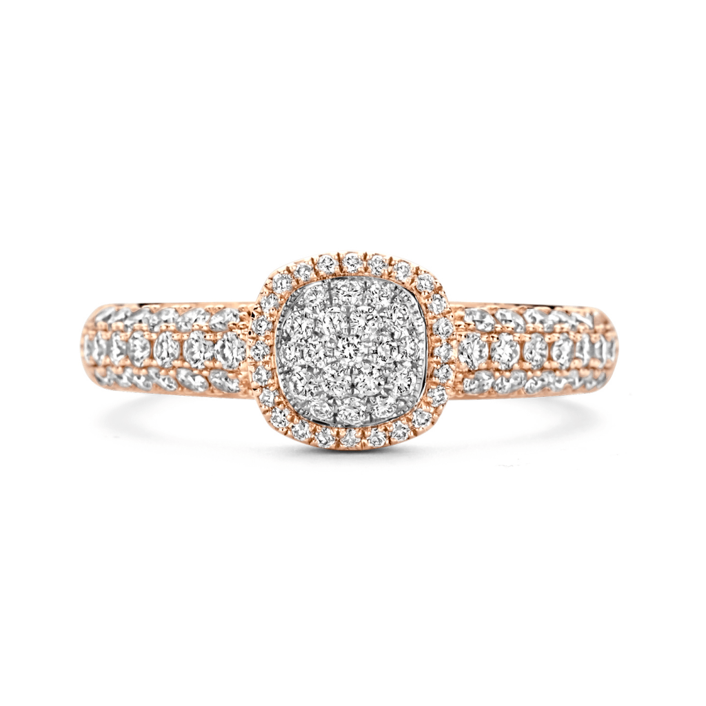 Tirisi Jewelry Milano Sweeties ring roodgoud - TR9798D(2P) - #2 Tirisi Jewelry Milano Sweeties ring roodgoud - TR9798D(2P) - #2