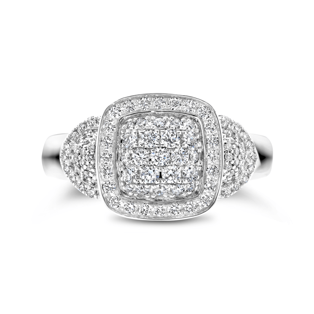 Tirisi Jewelry Milano Tre ring witgoud - TR9816DW - #2 Tirisi Jewelry Milano Tre ring witgoud - TR9816DW - #2