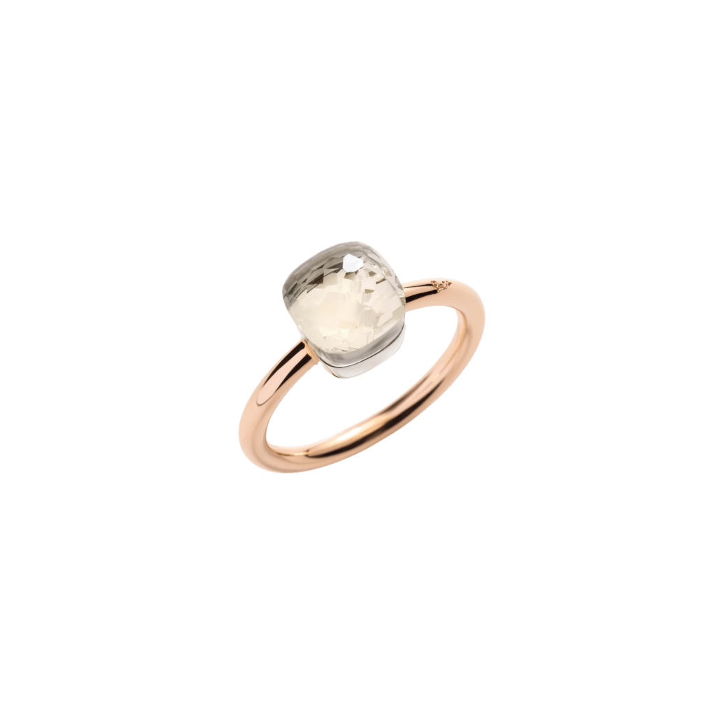 Pomellato Nudo Petit ring roodgoud met topaas - PAB4030 O6000 000TB - #1 Pomellato Nudo Petit ring roodgoud met topaas - PAB4030 O6000 000TB - #1