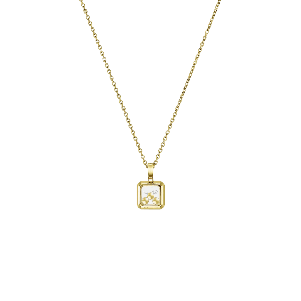 Chopard Happy Diamonds Icons Square collier geelgoud met diamant - 79A115-0001 - #2 Chopard Happy Diamonds Icons Square collier geelgoud met diamant - 79A115-0001 - #2
