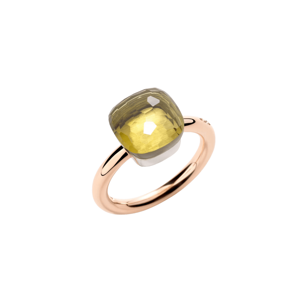 Pomellato Nudo ring roodgoud met kwarts - PAA1100 O6000 000QL - #1 Pomellato Nudo ring roodgoud met kwarts - PAA1100 O6000 000QL - #1