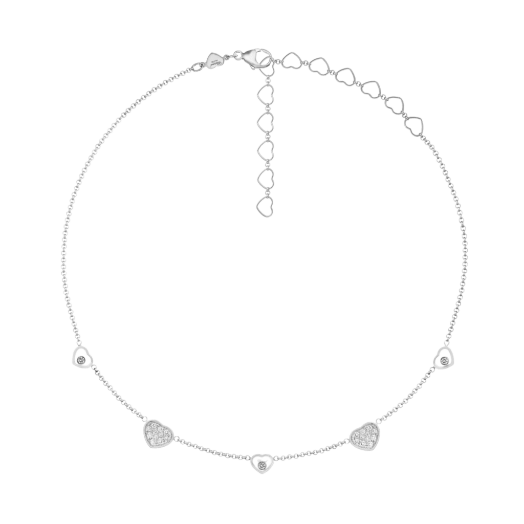 Chopard Happy Diamonds Happy Hearts collier witgoud met diamant - 81A089-1401 - #1 Chopard Happy Diamonds Happy Hearts collier witgoud met diamant - 81A089-1401 - #1