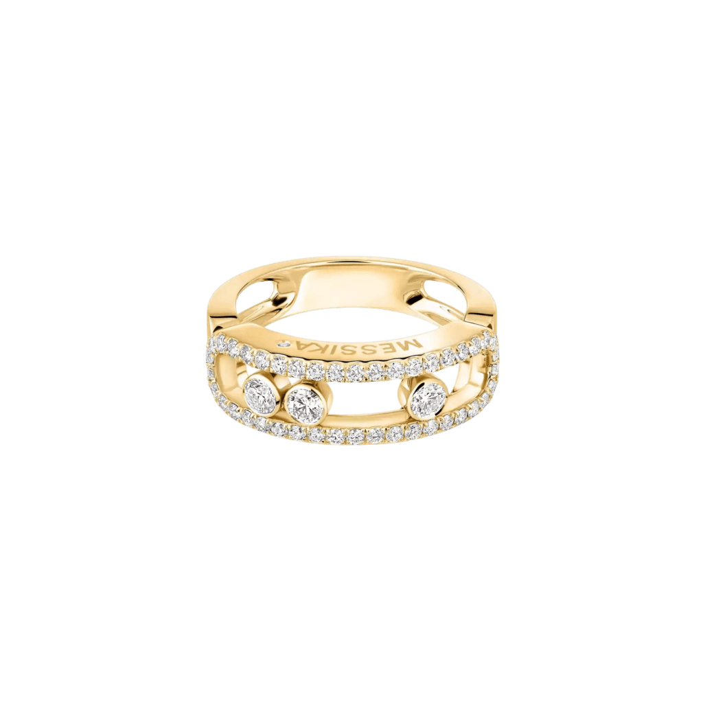 Messika Move Classic ring geelgoud met diamant - 4000-YG - #2 Messika Move Classic ring geelgoud met diamant - 4000-YG - #2