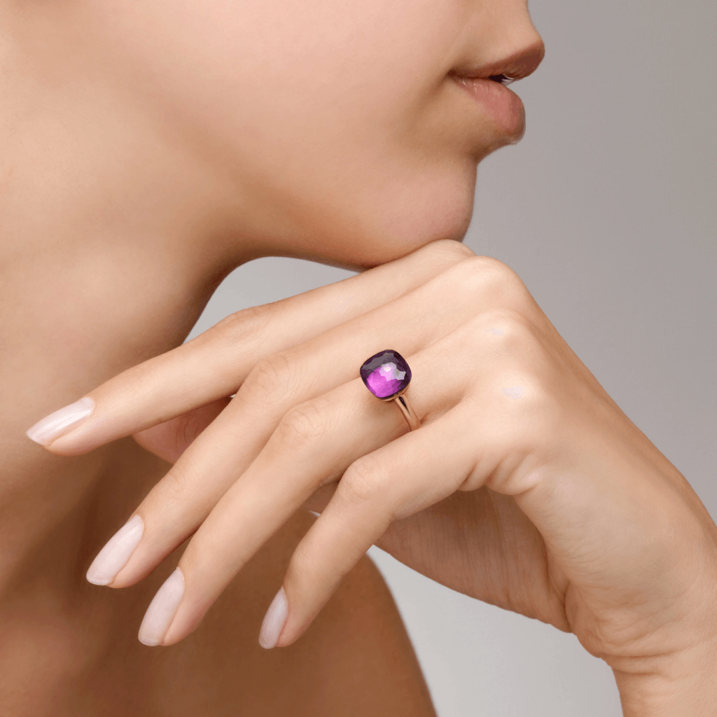 Pomellato Nudo ring roodgoud met amethist - PAA1100 O6000 000OI - #7 Pomellato Nudo ring roodgoud met amethist - PAA1100 O6000 000OI - #7