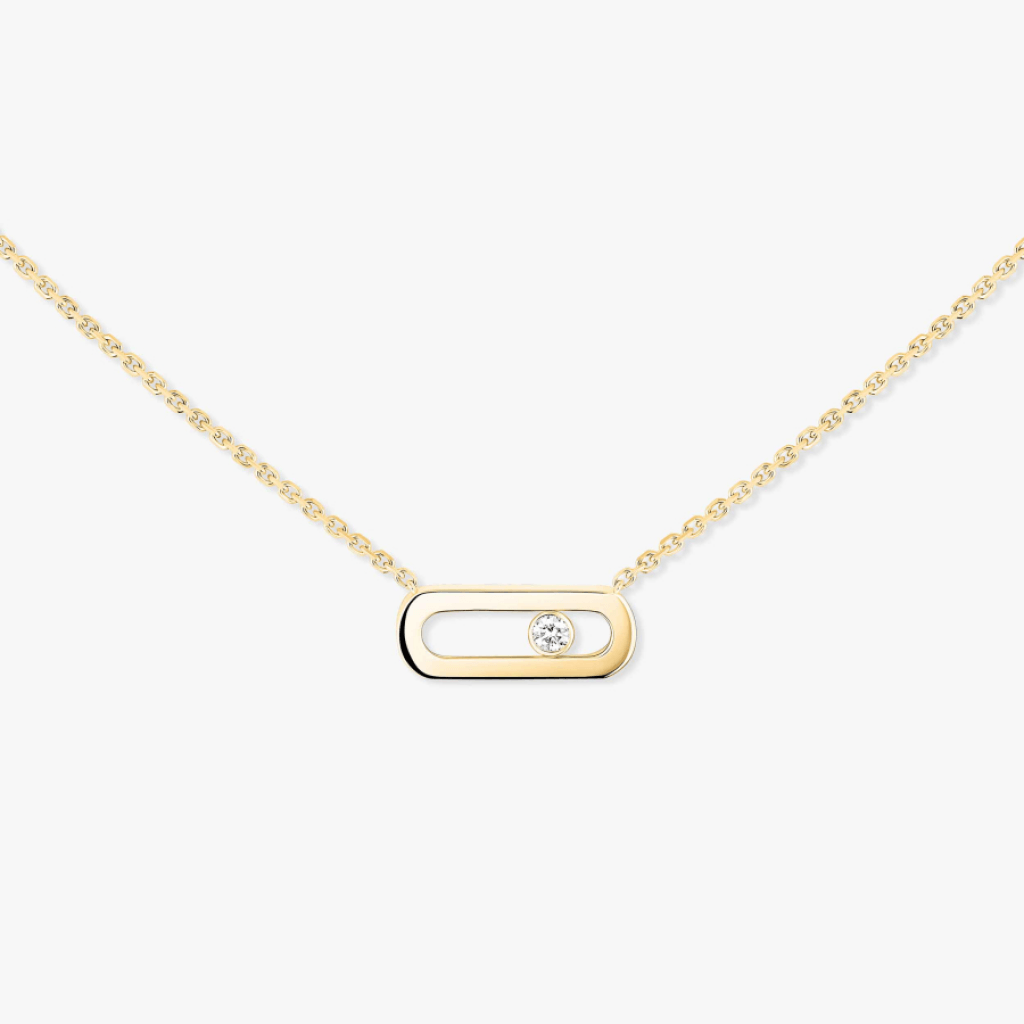 Messika Move Uno collier geelgoud met diamant - 14613-YG - #4 Messika Move Uno collier geelgoud met diamant - 14613-YG - #4