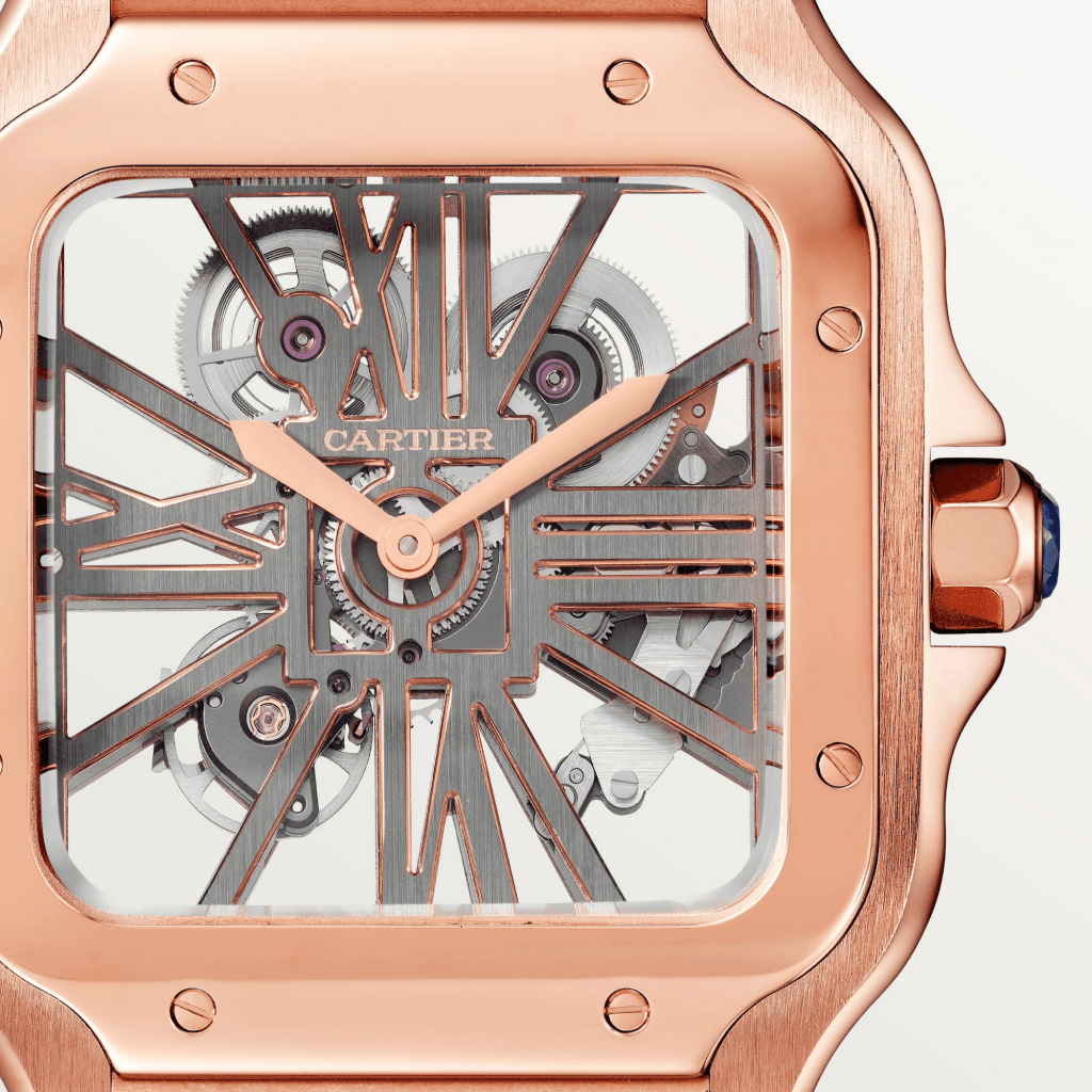 Cartier Santos De Cartier Skeleton - WHSA0016 - #2 Cartier Santos De Cartier Skeleton - WHSA0016 - #2