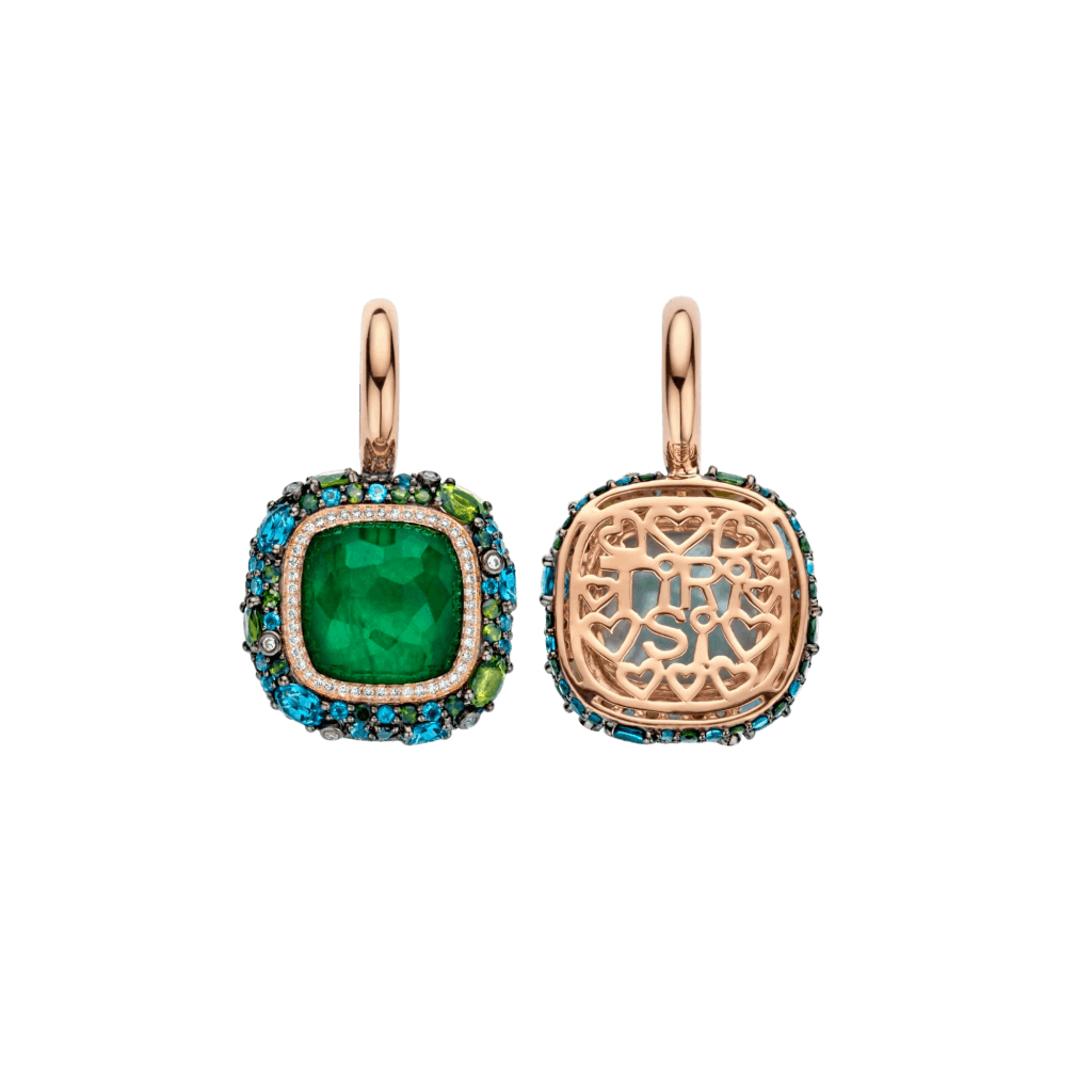 Tirisi Jewelry Doha oorsieraad roodgoud met kwarts - TE9294EMP - #3 Tirisi Jewelry Doha oorsieraad roodgoud met kwarts - TE9294EMP - #3