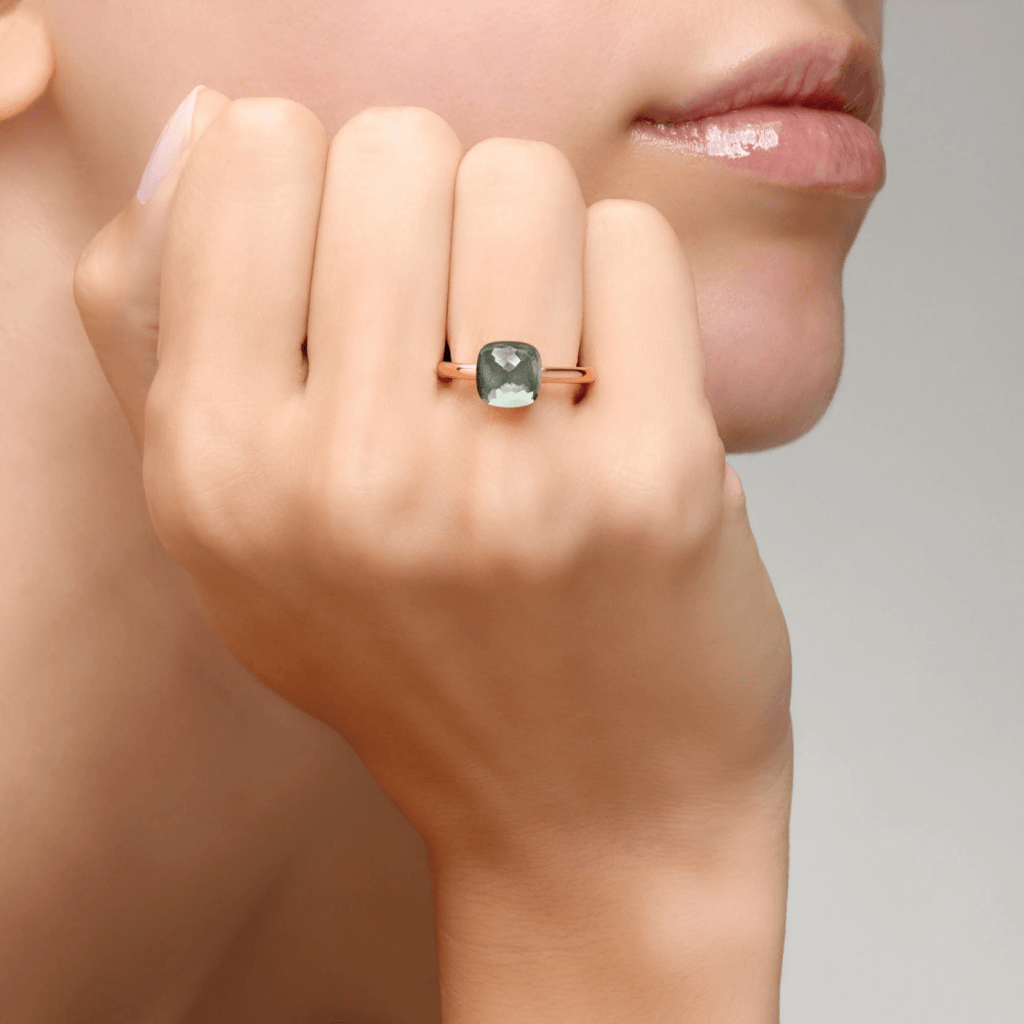 Pomellato Nudo Petit ring roodgoud met prasioliet - PAB4030 O6000 000PA - #2 Pomellato Nudo Petit ring roodgoud met prasioliet - PAB4030 O6000 000PA - #2