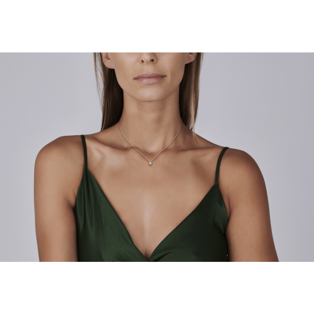 Schaap en Citroen Diamonds collier witgoud met diamant - #4 Schaap en Citroen Diamonds collier witgoud met diamant - #4