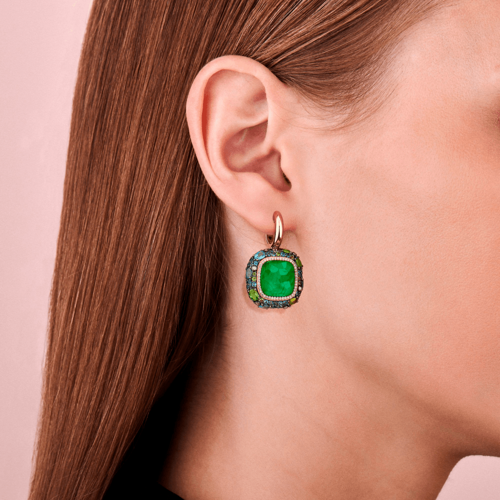 Tirisi Jewelry Doha oorsieraad roodgoud met kwarts - TE9294EMP - #4 Tirisi Jewelry Doha oorsieraad roodgoud met kwarts - TE9294EMP - #4