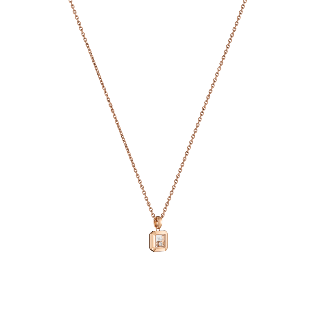 Chopard Happy Diamonds Icons Square collier roodgoud met diamant - 79A114-5001 - #3 Chopard Happy Diamonds Icons Square collier roodgoud met diamant - 79A114-5001 - #3