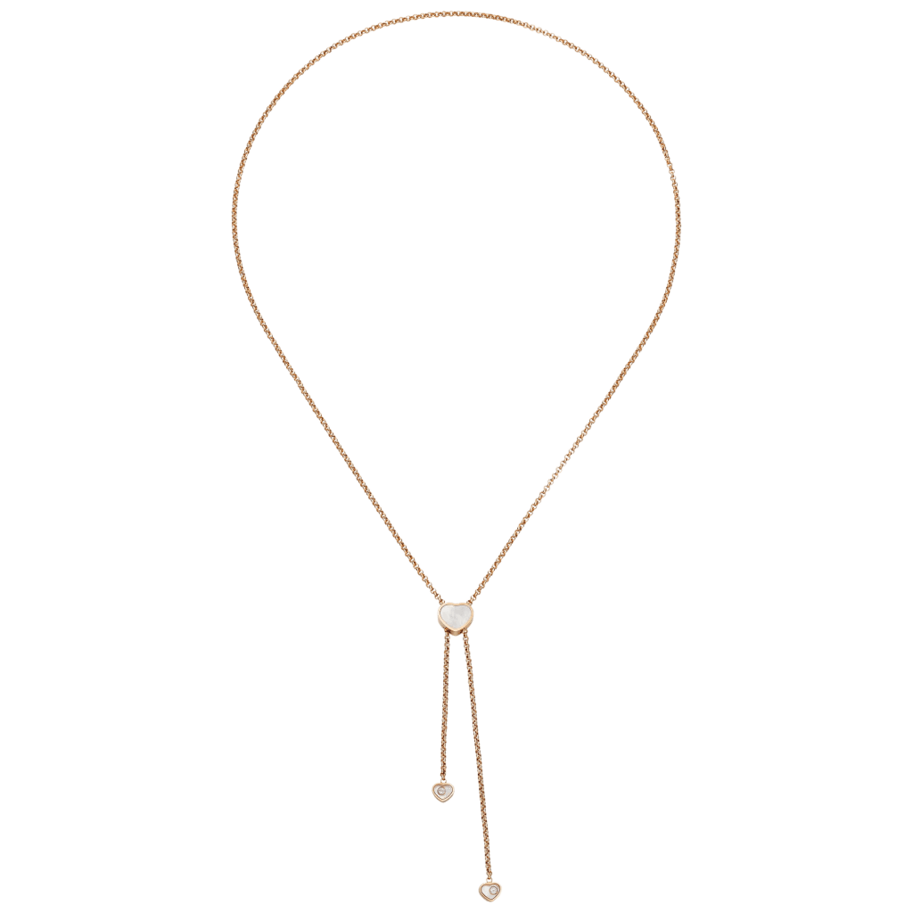 Chopard Happy Diamonds Happy Hearts collier roodgoud met diamant - 81A148-5301 - #2 Chopard Happy Diamonds Happy Hearts collier roodgoud met diamant - 81A148-5301 - #2