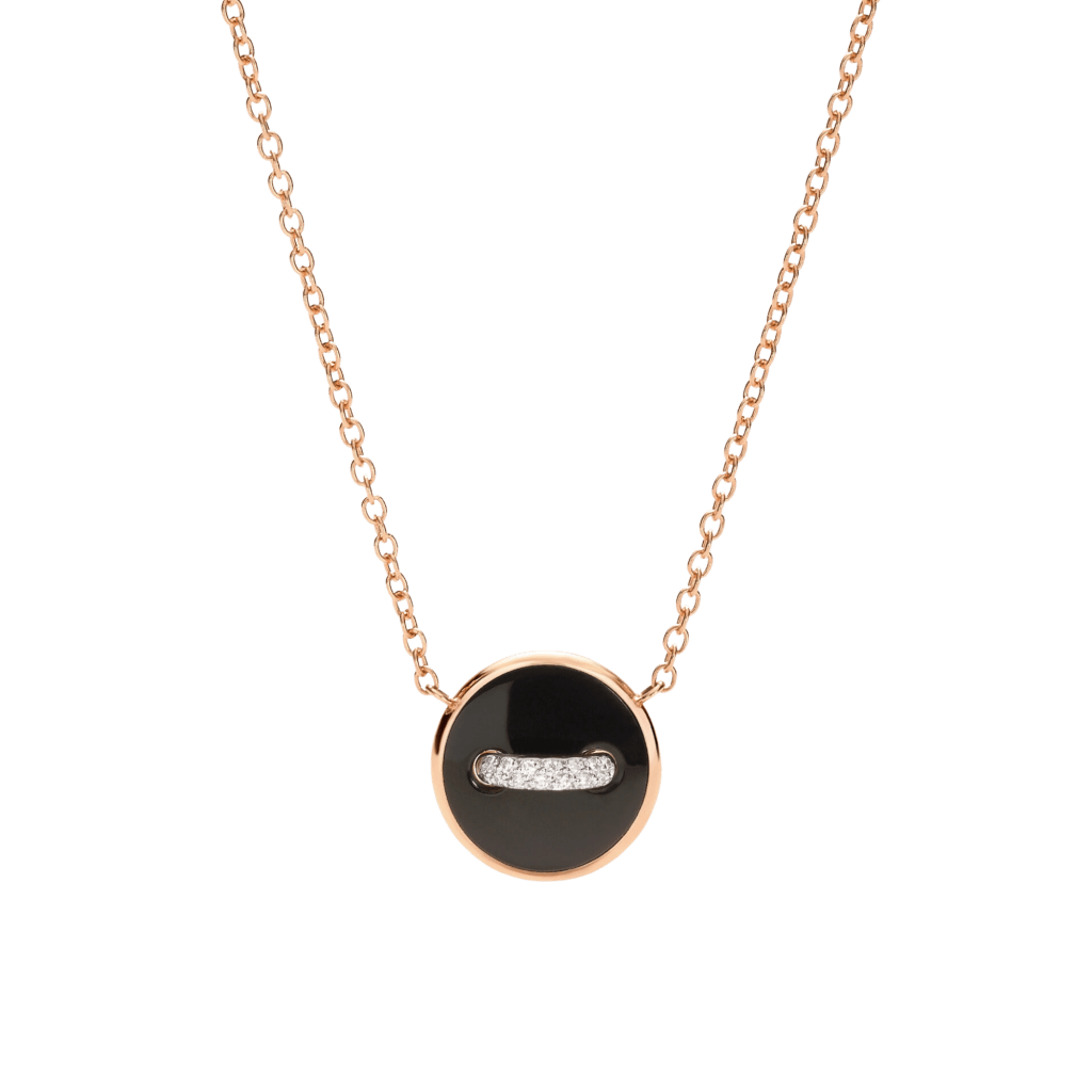 Pomellato Pom Pom Dot collier roodgoud met diamant - PCC4030 O7WHR DB0ON - #1 Pomellato Pom Pom Dot collier roodgoud met diamant - PCC4030 O7WHR DB0ON - #1