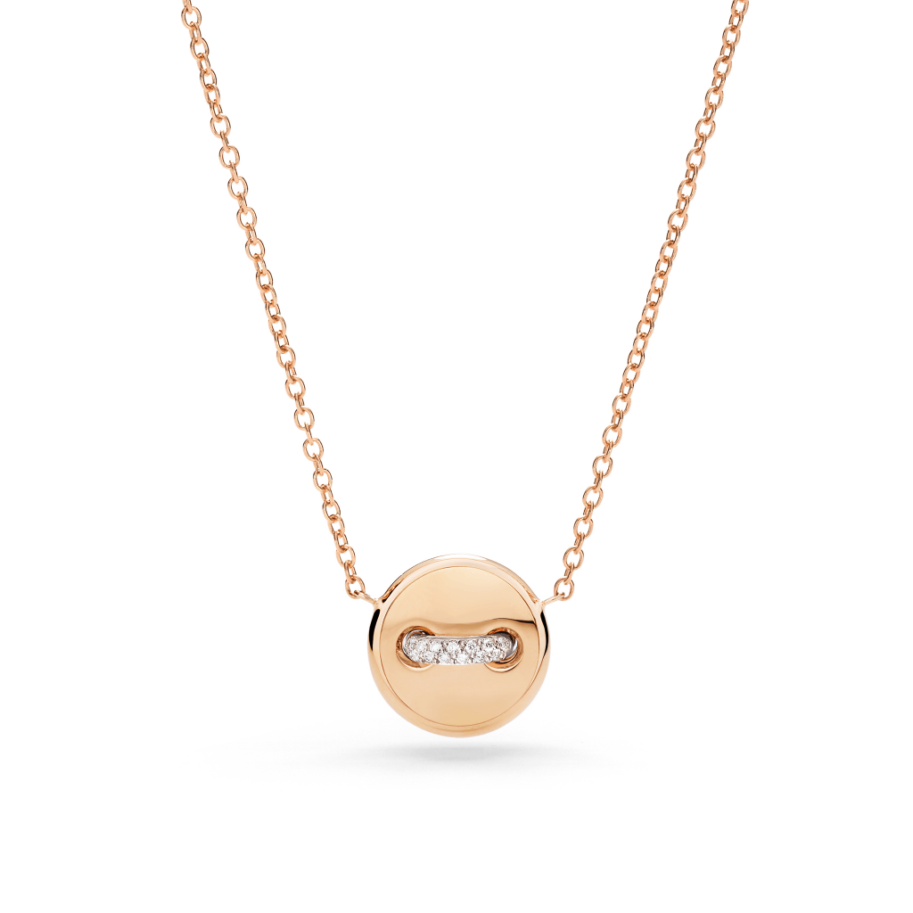 Pomellato Pom Pom Dot collier roodgoud met diamant - PCC5031 O7WHR DB0TU - #2 Pomellato Pom Pom Dot collier roodgoud met diamant - PCC5031 O7WHR DB0TU - #2