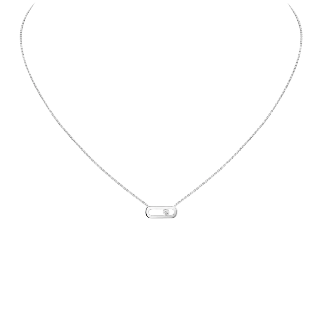 Messika Move Uno collier witgoud met diamant - 14613-WG - #2 Messika Move Uno collier witgoud met diamant - 14613-WG - #2