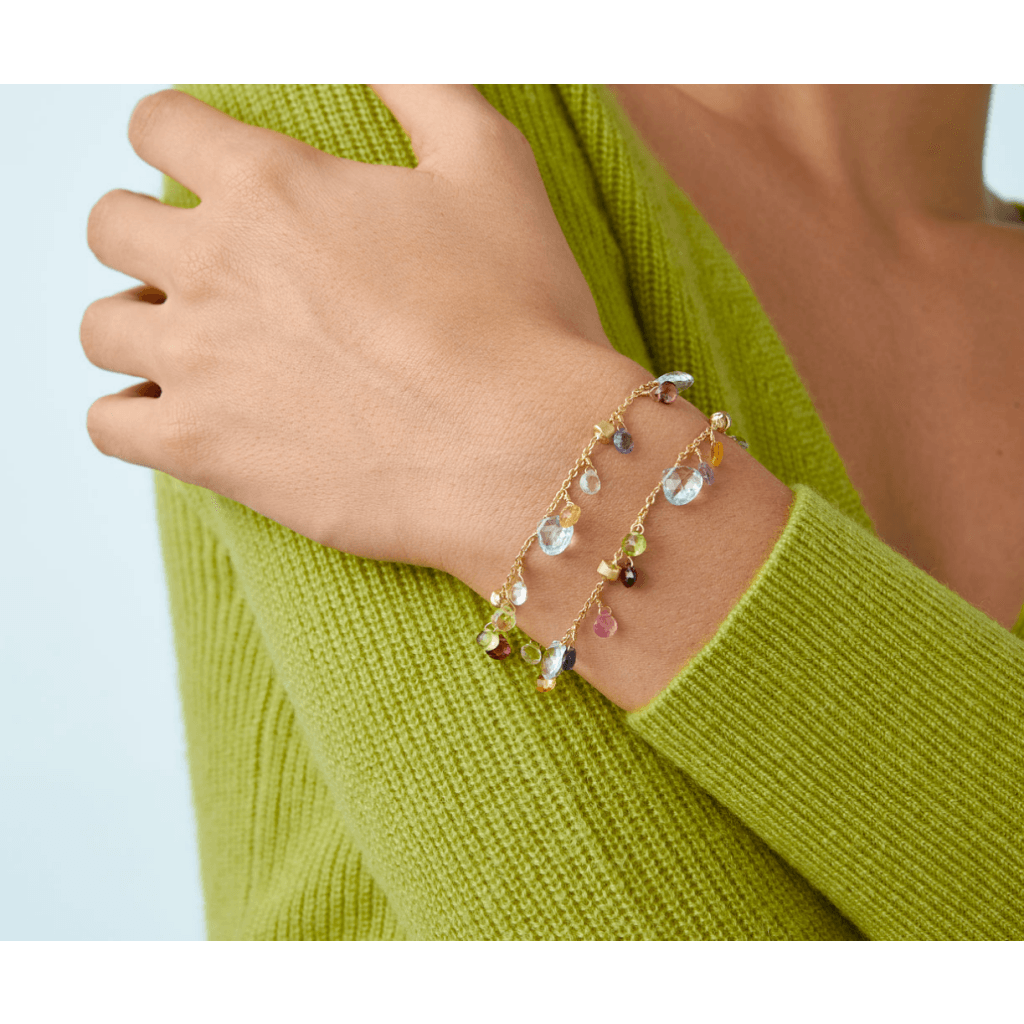 Marco Bicego Paradise armband geelgoud met diversen kleurstenen - BB2594-MIX01T - #2 Marco Bicego Paradise armband geelgoud met diversen kleurstenen - BB2594-MIX01T - #2