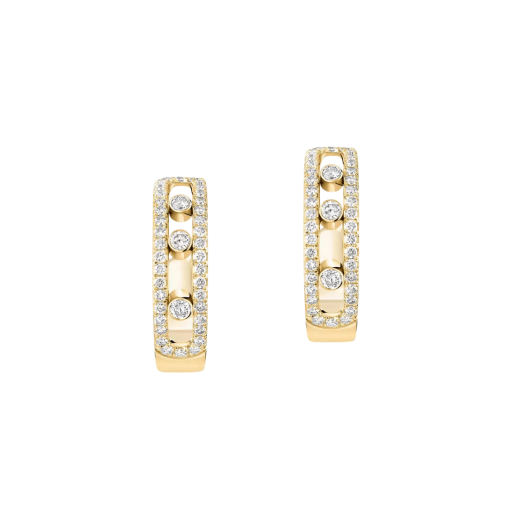 Messika Move Classic oorsieraad geelgoud met diamant - 4993-YG - #2 Messika Move Classic oorsieraad geelgoud met diamant - 4993-YG - #2