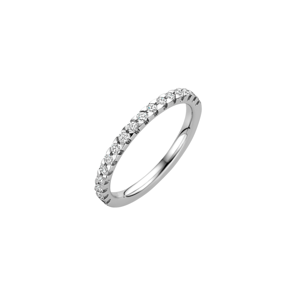 Trouwring Classic Love Collection witgoud - 247062 - #1 Trouwring Classic Love Collection witgoud - 247062 - #1