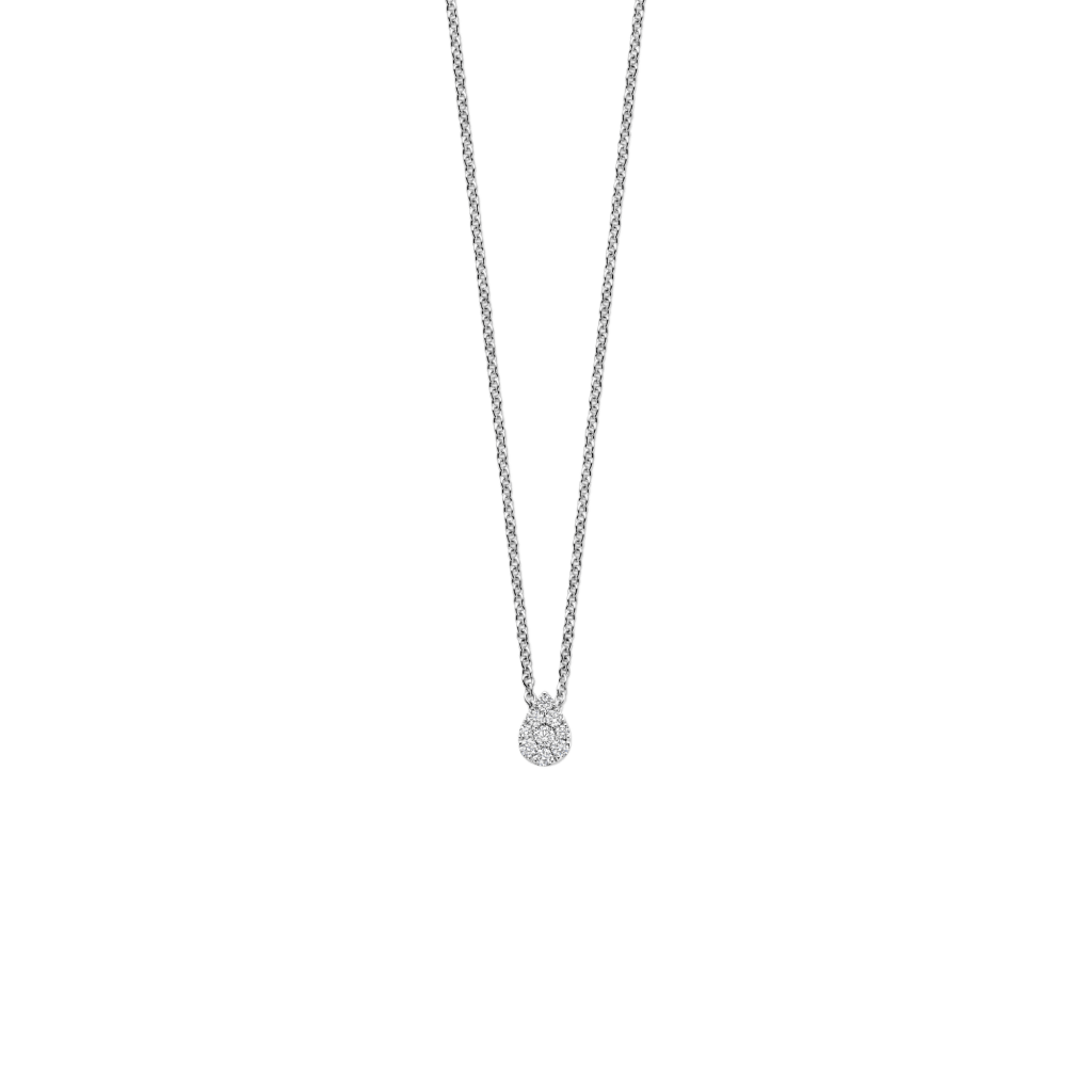 Schaap en Citroen Diamonds collier witgoud met diamant - #1 Schaap en Citroen Diamonds collier witgoud met diamant - #1