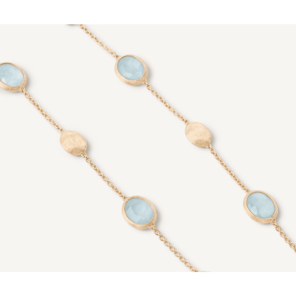 Marco Bicego Siviglia collier geelgoud met aquamarijn - CB1874-E-AQ01 - #4 Marco Bicego Siviglia collier geelgoud met aquamarijn - CB1874-E-AQ01 - #4