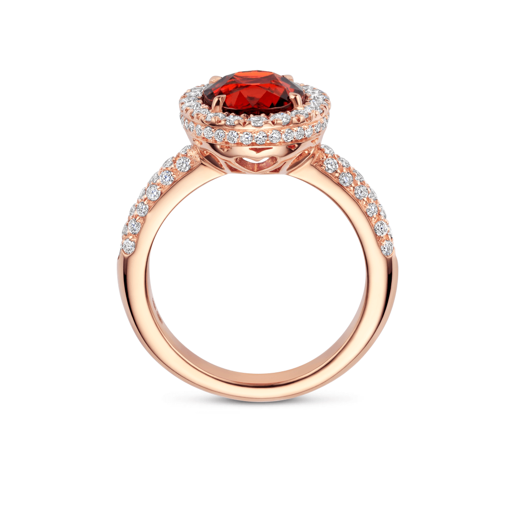Schaap en Citroen Colours ring roodgoud met diamant - #4 Schaap en Citroen Colours ring roodgoud met diamant - #4