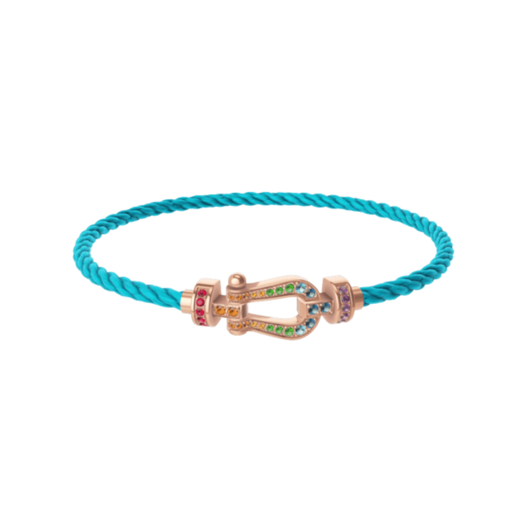 Fred Force 10 armband roodgoud met diversen kleurstenen - 0B0156-000 + 6B0305-000 - #1 Fred Force 10 armband roodgoud met diversen kleurstenen - 0B0156-000 + 6B0305-000 - #1