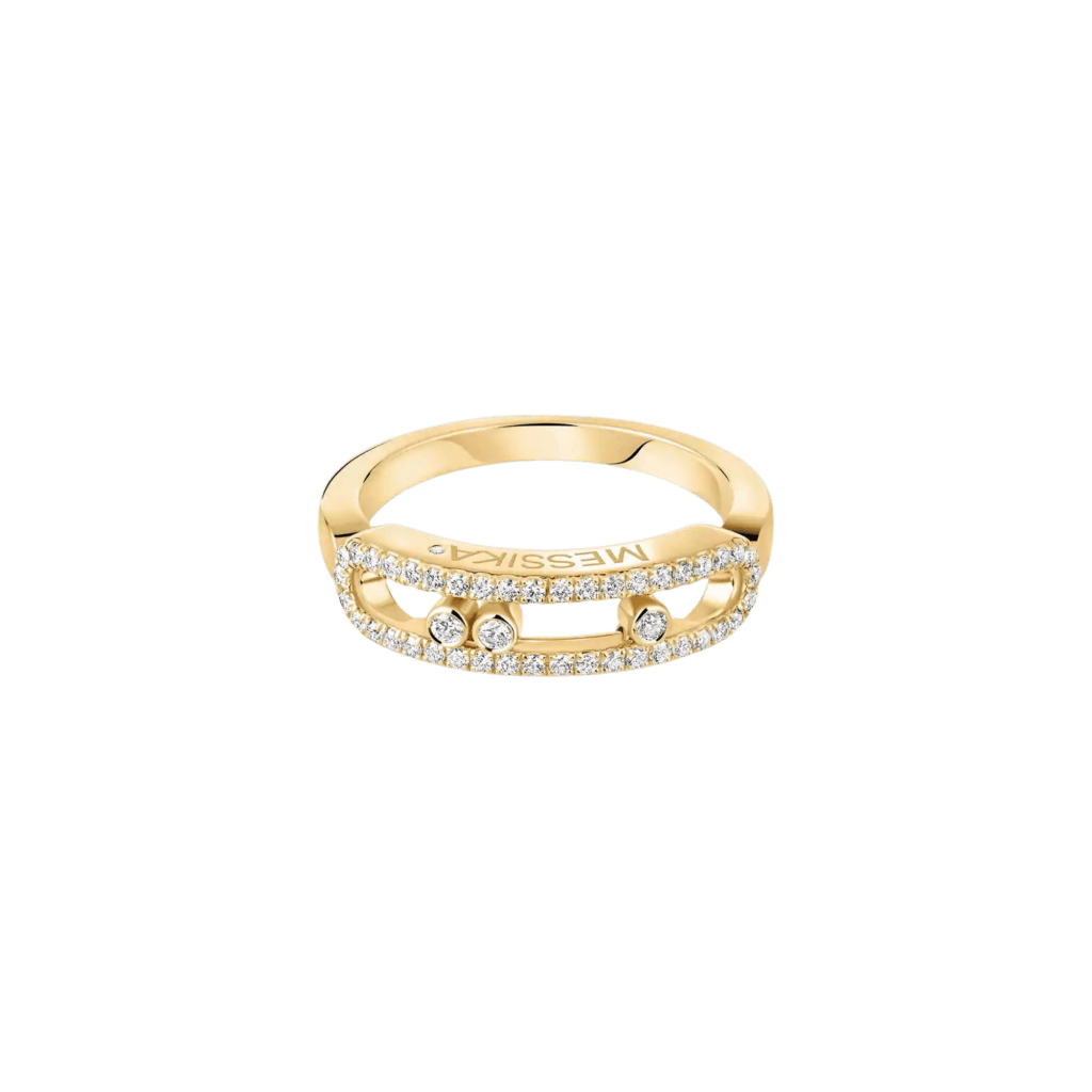Messika Move Classique Small Model ring geelgoud met diamant - 4683-YG - #5 Messika Move Classique Small Model ring geelgoud met diamant - 4683-YG - #5