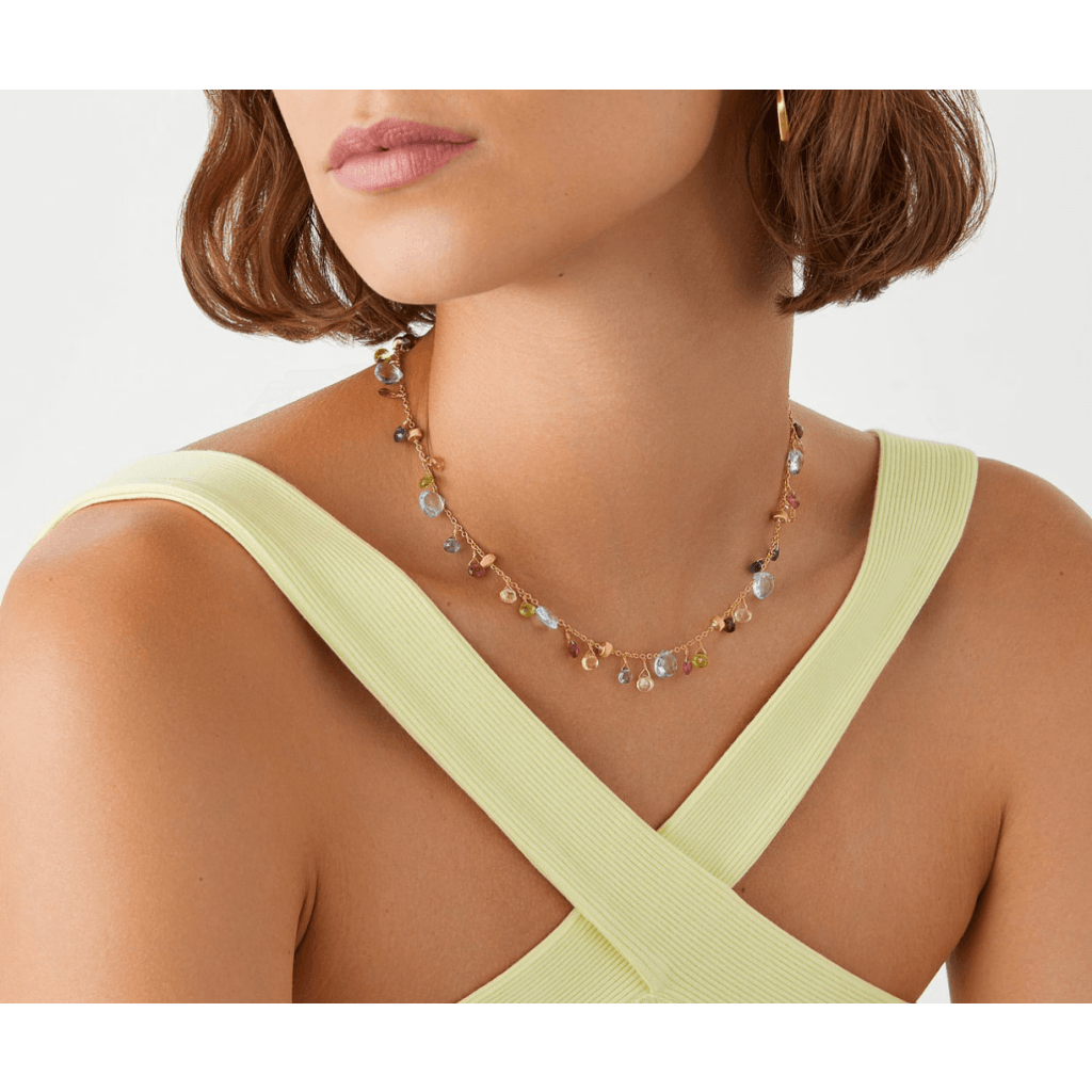 Marco Bicego Paradise collier geelgoud met diversen kleurstenen - CB2584-E-MIX01T - #5 Marco Bicego Paradise collier geelgoud met diversen kleurstenen - CB2584-E-MIX01T - #5