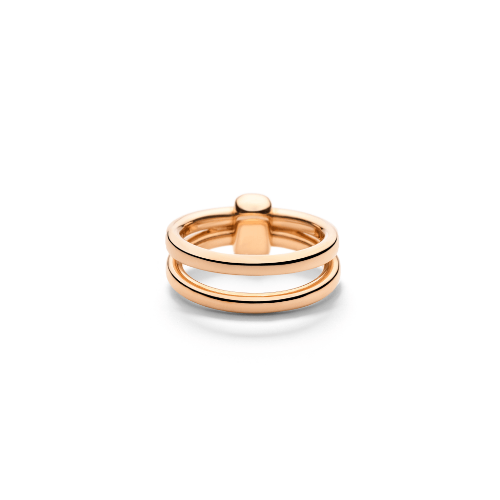 Pomellato Pomellato Together ring roodgoud met diamant - PAC4012 O7WHR DB000 - #5 Pomellato Pomellato Together ring roodgoud met diamant - PAC4012 O7WHR DB000 - #5