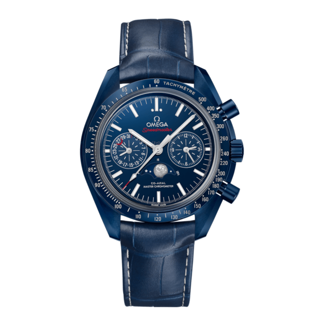 OMEGA Speedmaster Moonwatch Moonphase Blue Side of the Moon 44mm - 304.93.44.52.03.001 - #1 OMEGA Speedmaster Moonwatch Moonphase Blue Side of the Moon 44mm - 304.93.44.52.03.001 - #1