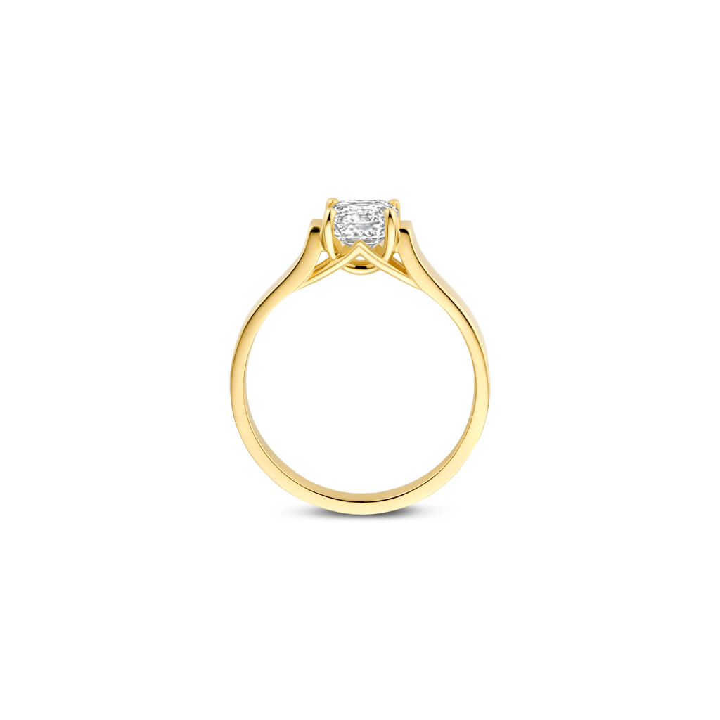 Royal Asscher Celeste ring geelgoud met diamant - R.111.RAC.YG.58 HRD - #5 Royal Asscher Celeste ring geelgoud met diamant - R.111.RAC.YG.58 HRD - #5