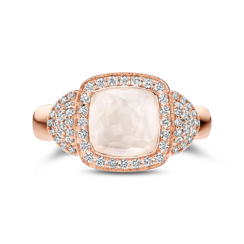 Tirisi Jewelry Milano Tre ring roodgoud - TR9819WQP - #2 Tirisi Jewelry Milano Tre ring roodgoud - TR9819WQP - #2