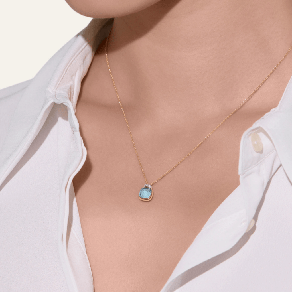 Pomellato Nudo collier roodgoud met diamant - PCC5020 O6WHR DB0YY - #4 Pomellato Nudo collier roodgoud met diamant - PCC5020 O6WHR DB0YY - #4