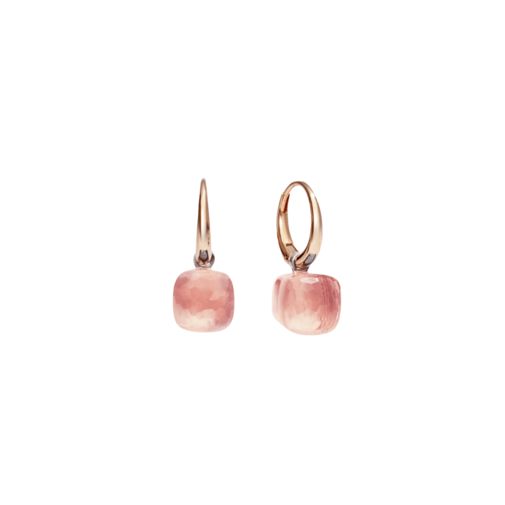 Pomellato Nudo Petit oorsieraad roodgoud met kwarts - POB2010 O6000 000QR - #1 Pomellato Nudo Petit oorsieraad roodgoud met kwarts - POB2010 O6000 000QR - #1