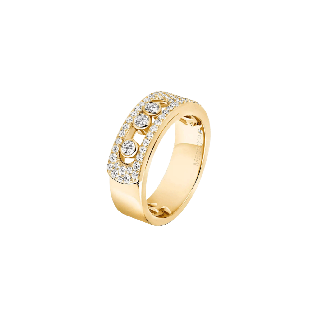Messika Move Noa ring geelgoud met diamant - 6129-YG - #1 Messika Move Noa ring geelgoud met diamant - 6129-YG - #1