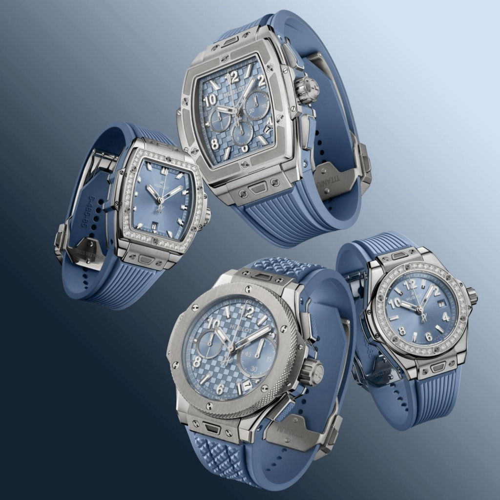 Hublot Spirit Of Big Bang Steel Coal Blue Diamonds 32mm - 682.SX.717B.RX.1204 - #6 Hublot Spirit Of Big Bang Steel Coal Blue Diamonds 32mm - 682.SX.717B.RX.1204 - #6
