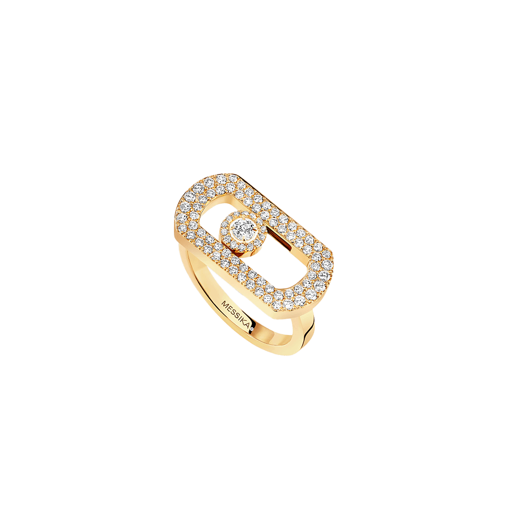 Messika So Move ring geelgoud met diamant - 12937-YG - #1 Messika So Move ring geelgoud met diamant - 12937-YG - #1