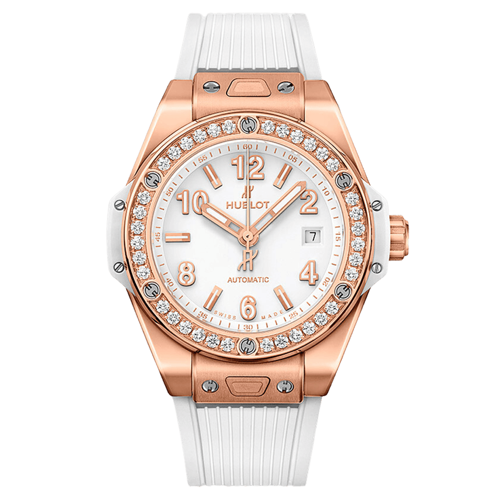 Hublot Big Bang One Click King Gold White Diamonds 33mm - 485.OE.2080.RW.1204 - #1 Hublot Big Bang One Click King Gold White Diamonds 33mm - 485.OE.2080.RW.1204 - #1
