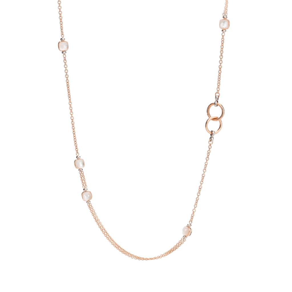 Pomellato Nudo collier roodgoud met parelmoer - PCB9052 O6000 000TB - #2 Pomellato Nudo collier roodgoud met parelmoer - PCB9052 O6000 000TB - #2
