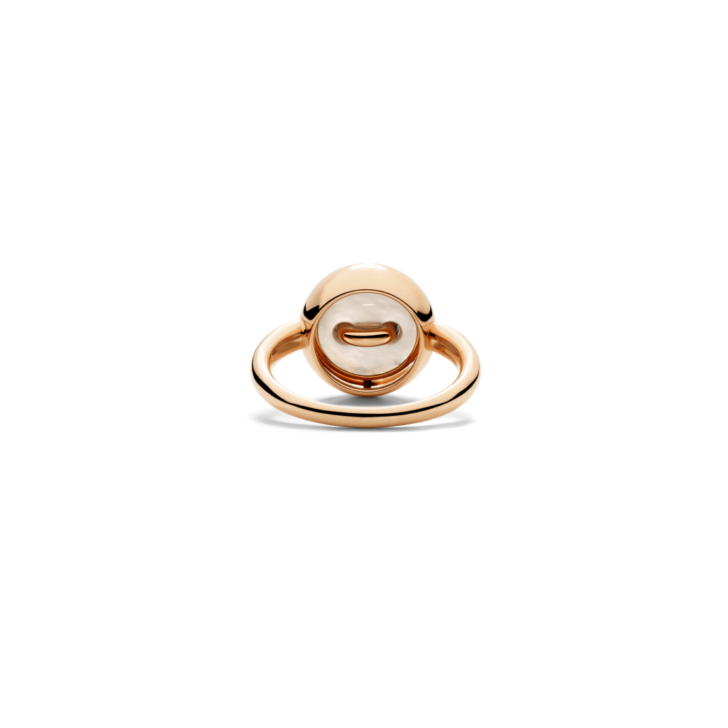 Pomellato Pom Pom Dot ring roodgoud met diamant - PAC5030 O7000 BMPMY - #6 Pomellato Pom Pom Dot ring roodgoud met diamant - PAC5030 O7000 BMPMY - #6