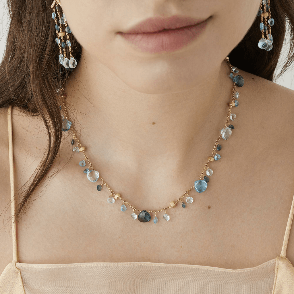 Marco Bicego Paradise collier geelgoud met topaas - CB2584-E-TP01 - #2 Marco Bicego Paradise collier geelgoud met topaas - CB2584-E-TP01 - #2