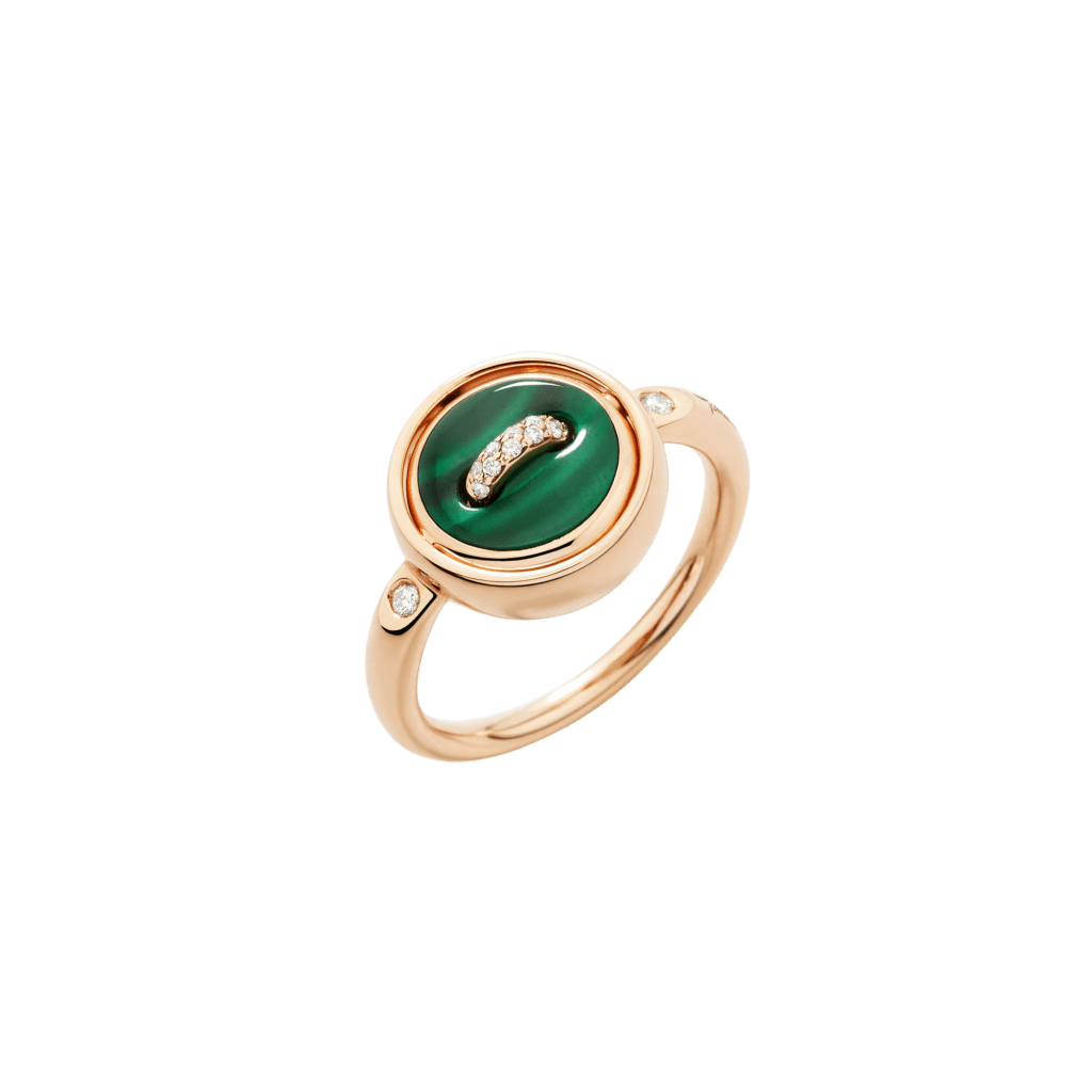 Pomellato Pom Pom Dot ring roodgoud met diamant - PAC5030 O7000 BMPMY - #1 Pomellato Pom Pom Dot ring roodgoud met diamant - PAC5030 O7000 BMPMY - #1